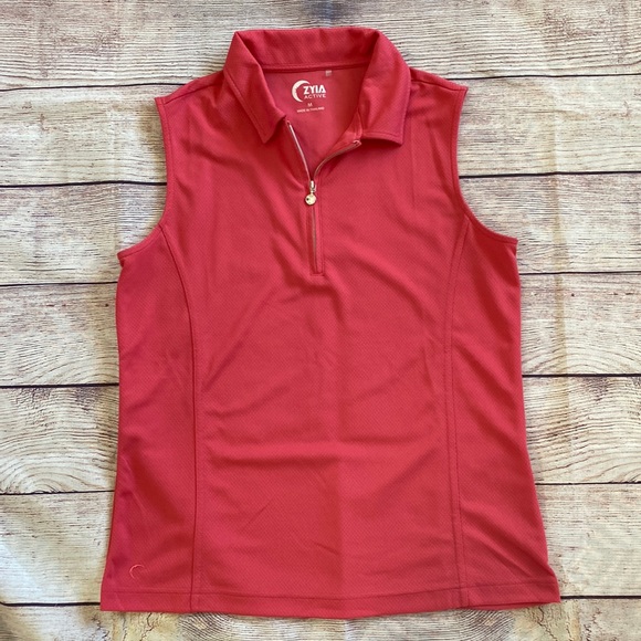 ZYIA Tops - •Zyia Active• golf tank top polo